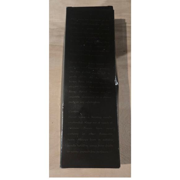 NIB 2 feather taper candles spirals 12" Made in the Holy Land - Picture 5 of 5